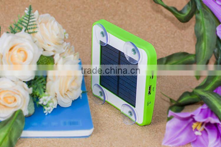 2016 new unique design 5200mah solar power mobile phone charging station