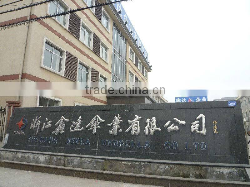 Double Layer Straight Umbrella with Crooked Wooden Handle in Different Colors XD-SU031