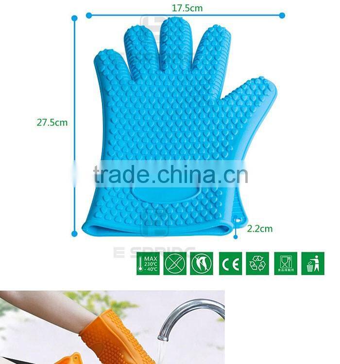 Silicone Oven Mitts,Heat-resistant Grill BBQ baking silicon glove