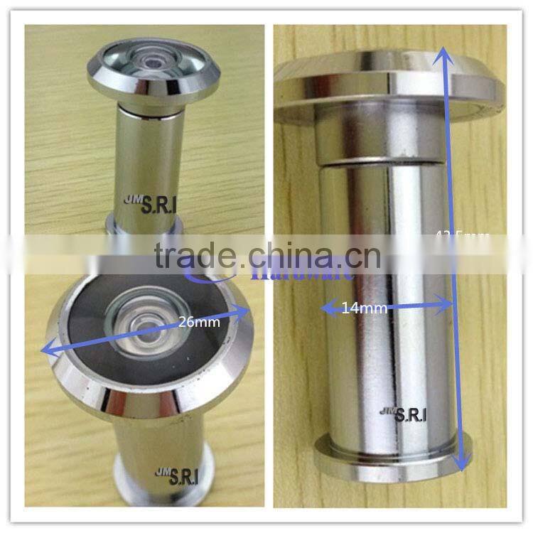 Good quality brass door viewer peephole glass lens