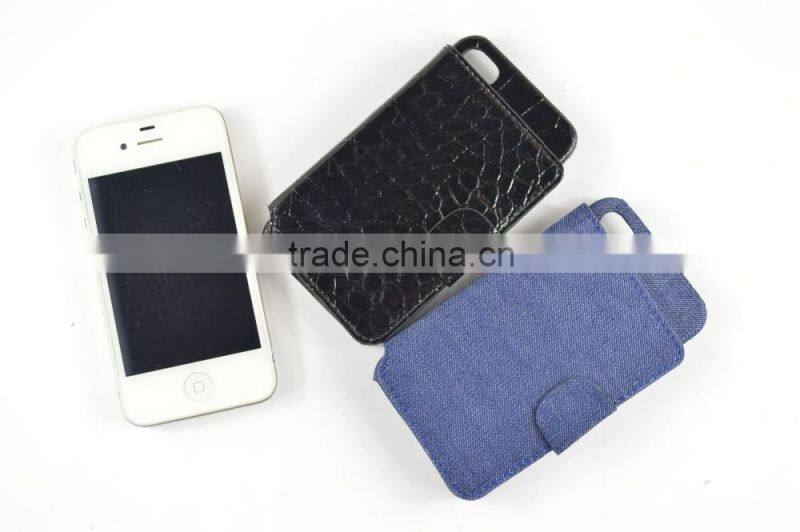 2016 Hot Sales Fashion and Simple Style Back Cover PU Leather Cases for iphone6 with Card Slots and Stand