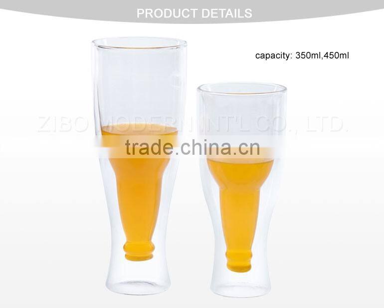 Wholesale glass beer mug/beer glass cup/350ml 450ml Beer Steins