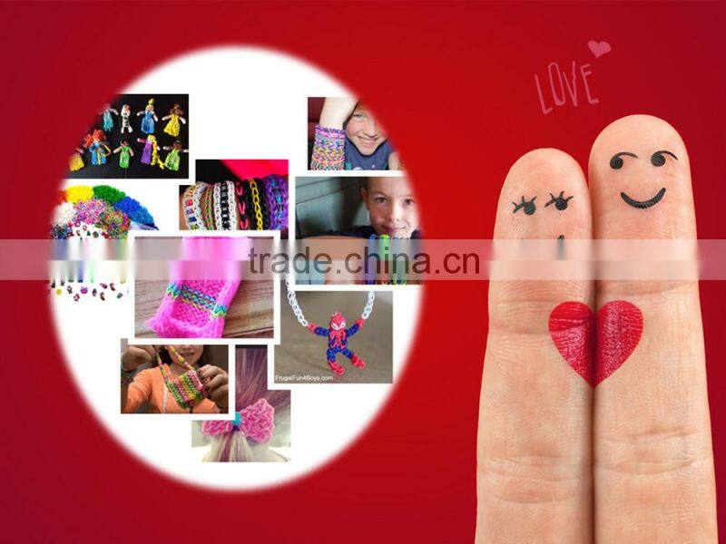 CE Top quality Loom Bands, multi-color Rubber Bands