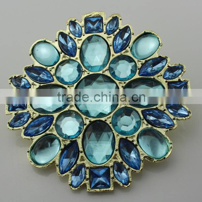 Crystal resin queen antique rhinestone brooch, cameo brooch wholesale