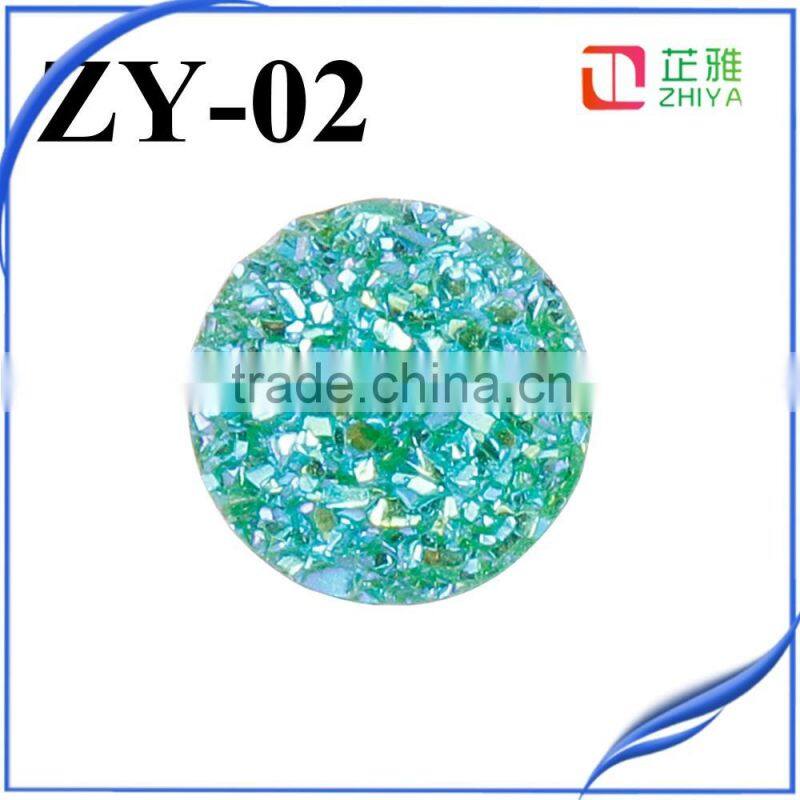high quality factory sel lcolorful druzy stone beads wholesale