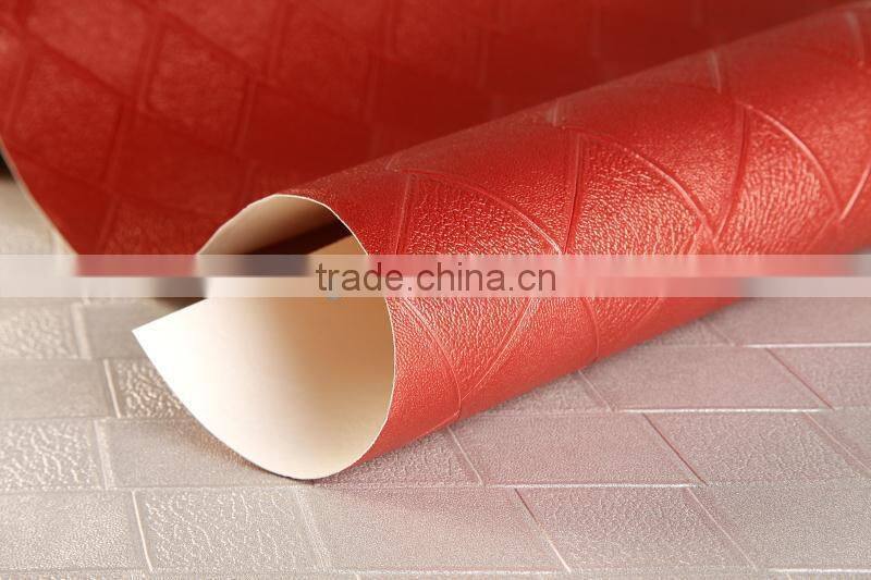 Best quality deep embossed vinyl wallpaper for luxury house decoration