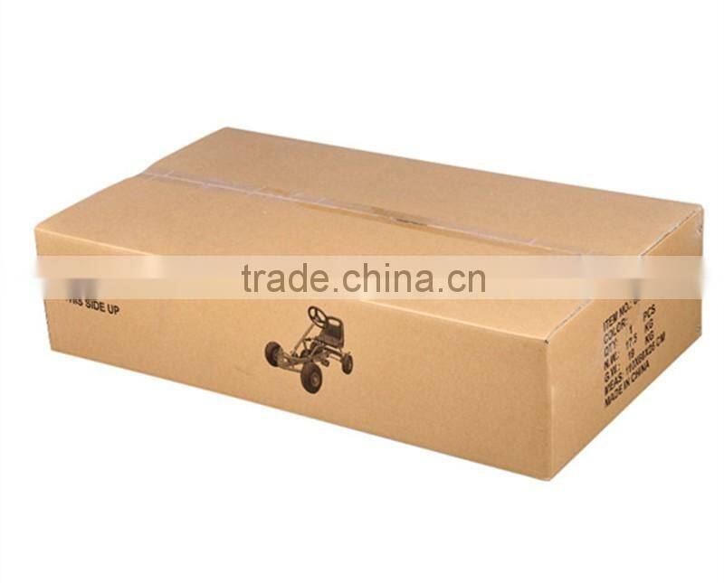 Pedal go kart for inflatable track racing field