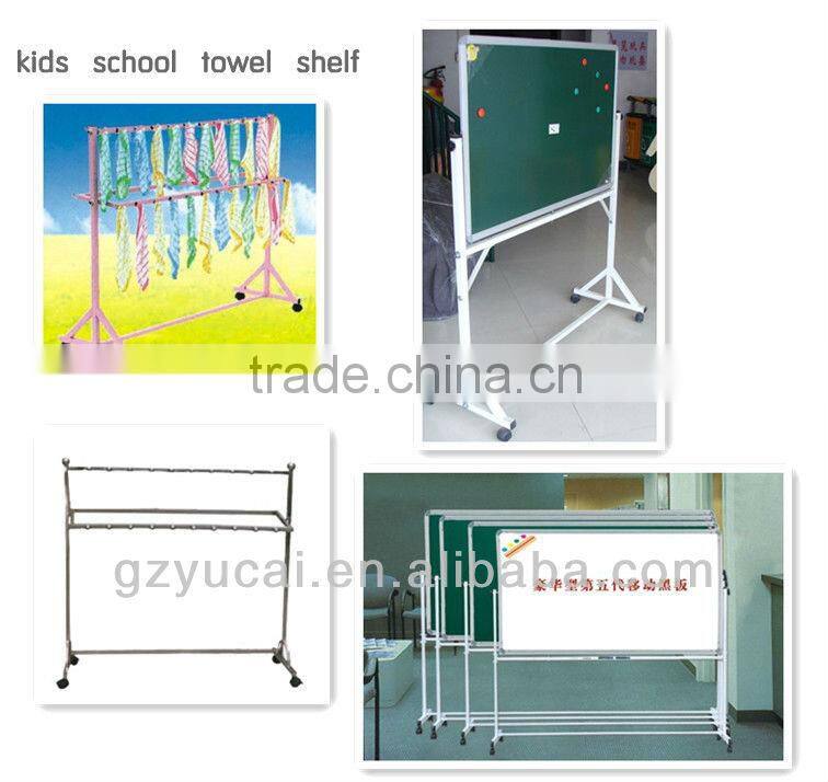 Double school desk and chairs
