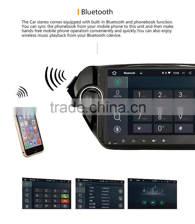 Cheap Pure Android 5.1.1 OS touch screen car dvd player with GPS for VW skoda