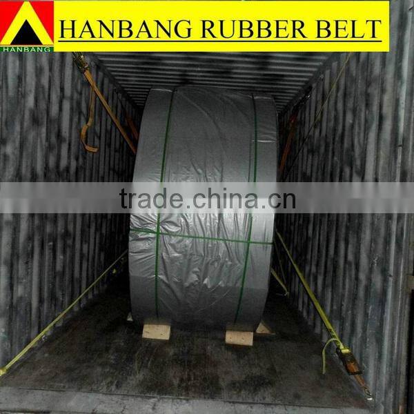 Rubber chevron conveyor belt EP500/5PLY5+2
