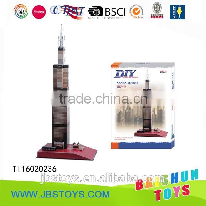 Tokyo Tower 3d paper puzzle