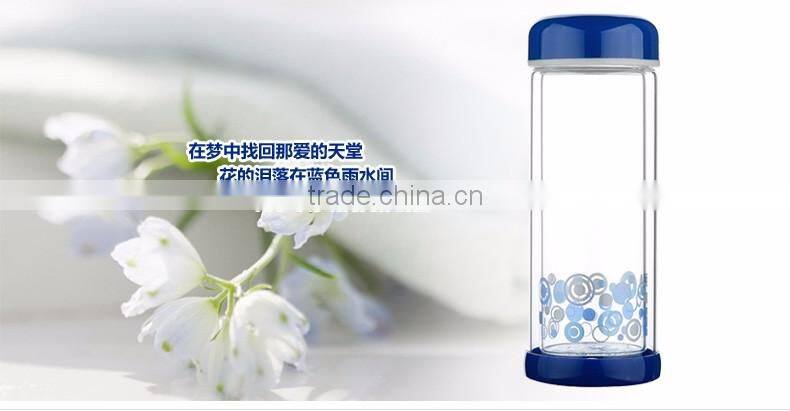 BPA Free Heat Resistant Borosilicate glass water bottles