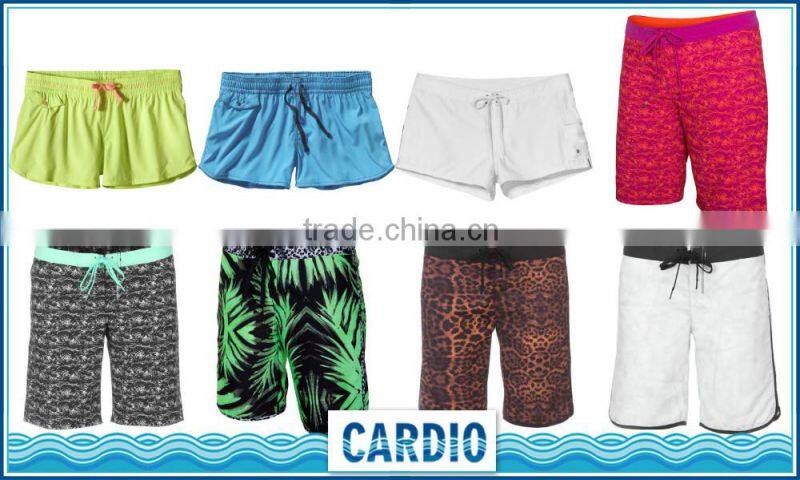 women's white color beach walking shorts