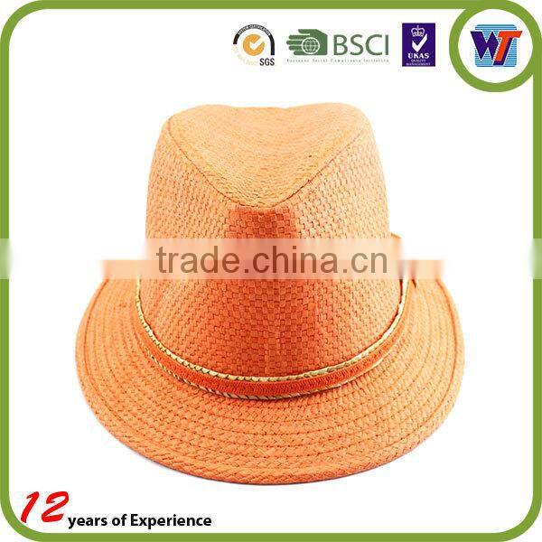 Fedora Trilby Cap Cowboy Summer Beach Sun Straw Hats