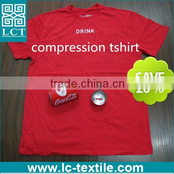 LCTN1790 Made in China compressed t shirt for promotional