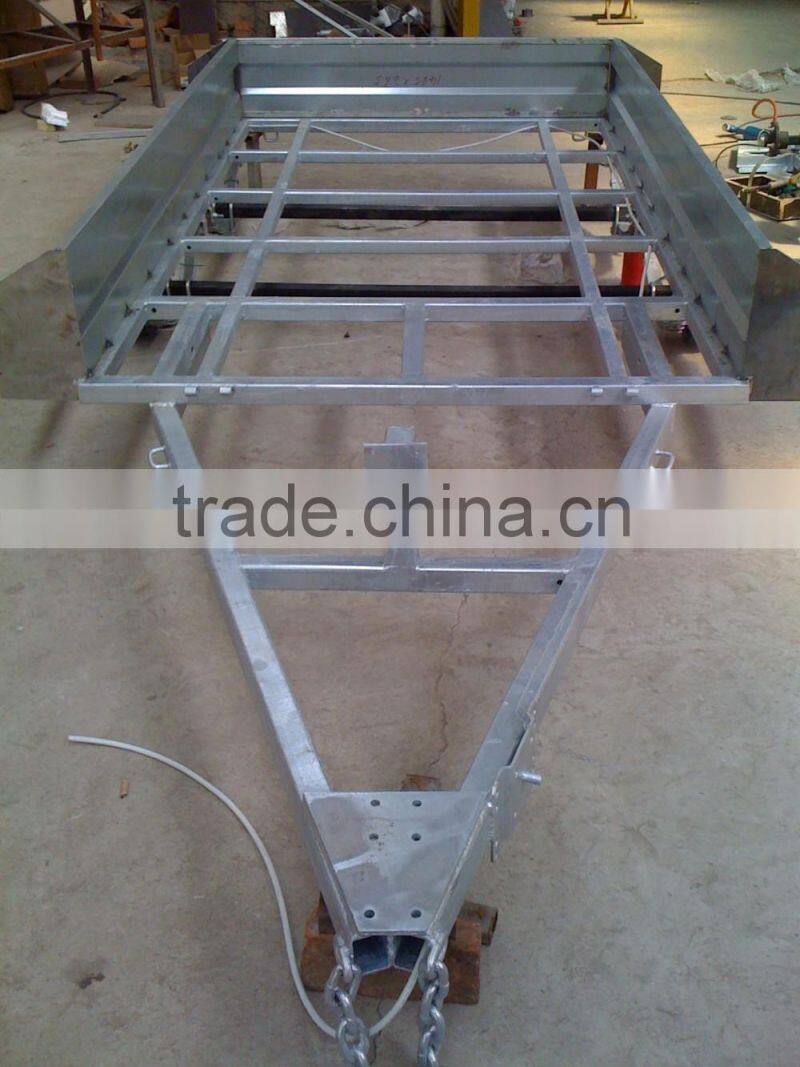Heavy load capacity with CE approved car trailer