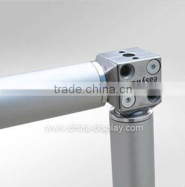 Outdoor waterproof free standing banner stand with durable hardware