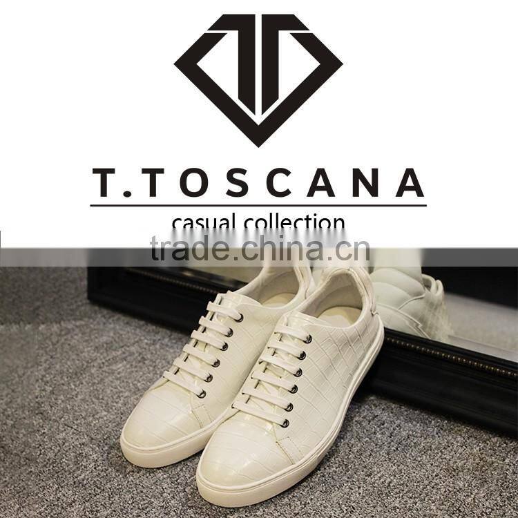 T.TOSCANA 2016 fashion black sneaker casual shoes for men have stock