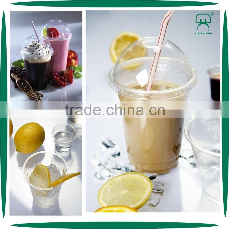 custom logo clear PET/PP plastic cups