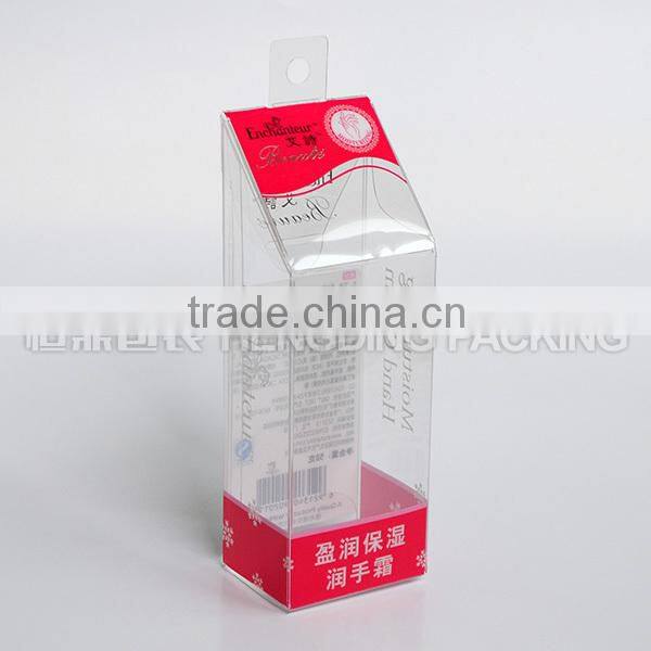 fashion clear Plastic Box for cosmetic packaging