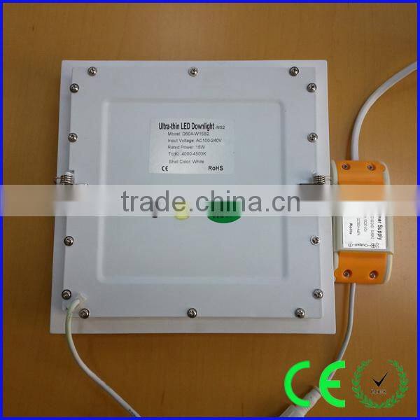 super bright smd led chip warm white 6 inch 15w slim led panel light