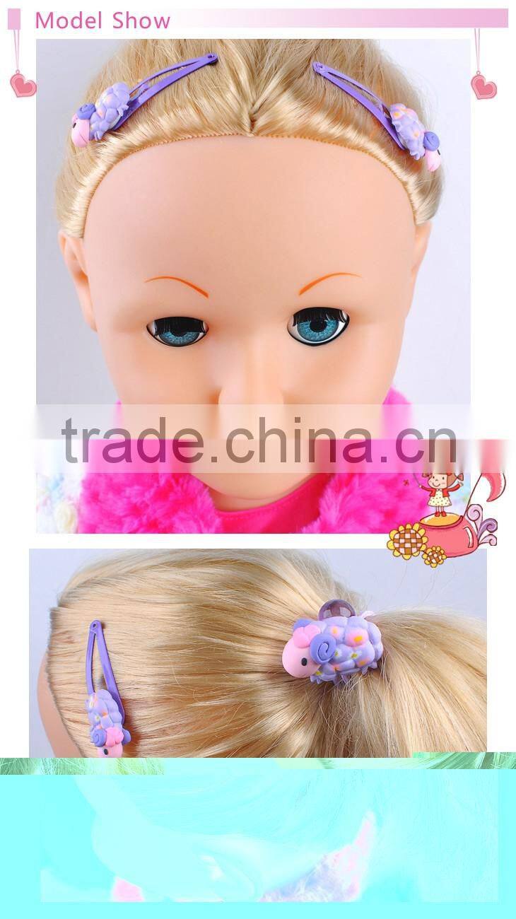 Purple sheep hair band accessories wholesale elastic hairband extensions