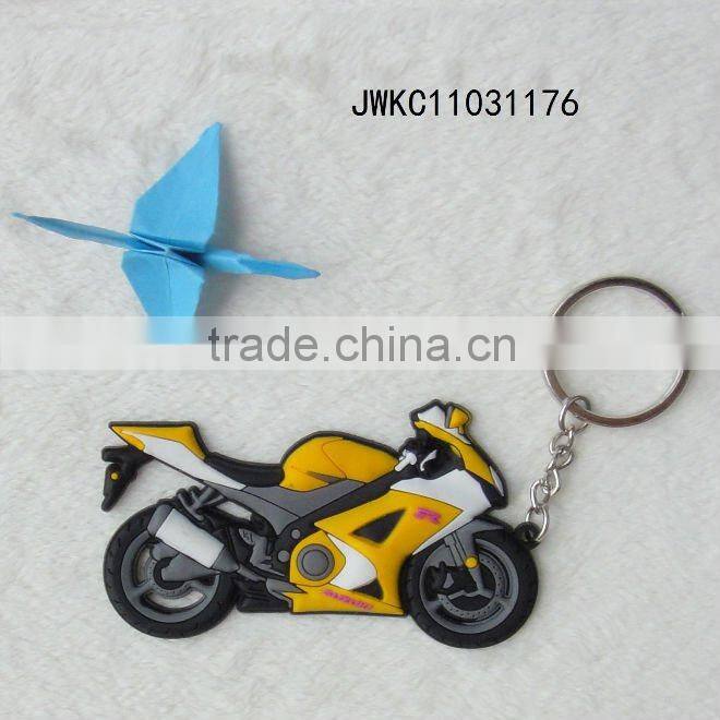 customize 3d and 2d figure patern cheap promotional turbo keychain