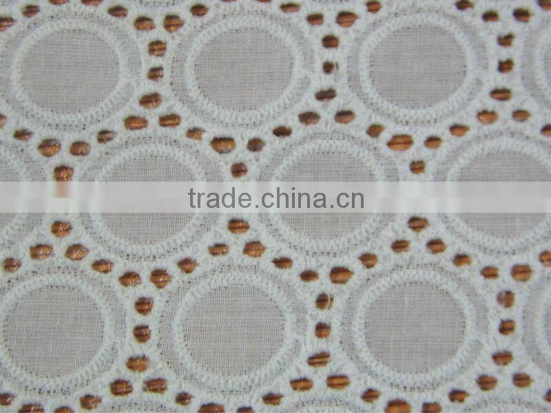 cotton voile embroidery fabric