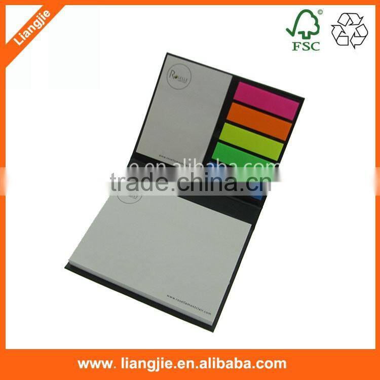 Office popular 4 sides printing custom logo memo cube for promotion