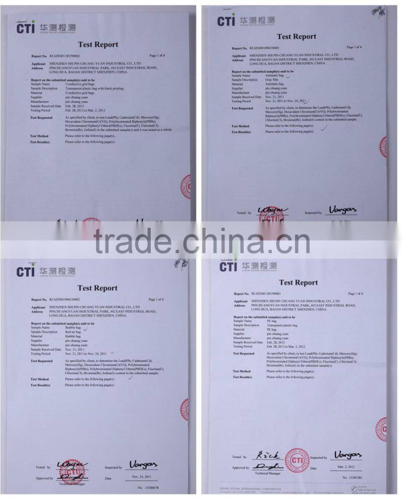 transparent ESD Nylon vacuum moisture-proof bag