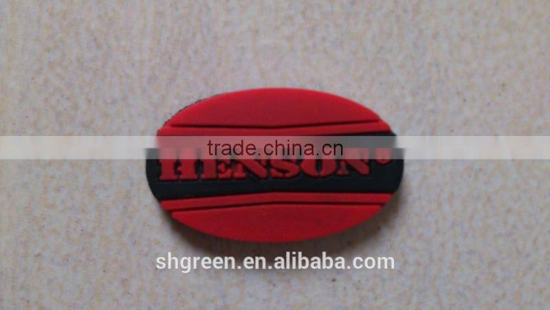 Sightly monkey logo silicone rubber tag for hoodies&sweatshirt