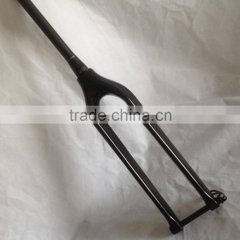 cheap 29er carbon fibre mountain bicycle forks mtb carbon forks carbon forks disc brake through axle fork