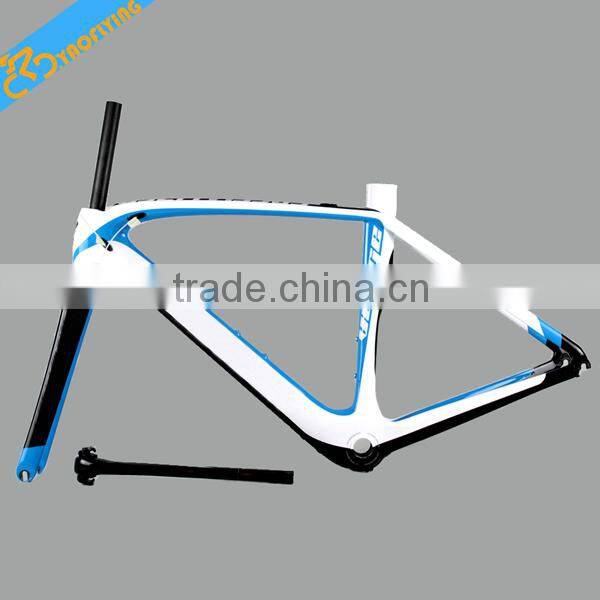 Best selling 700C carbon road bicycle frame,high quality china carbon bicycle frame for sale,EMS free shipping