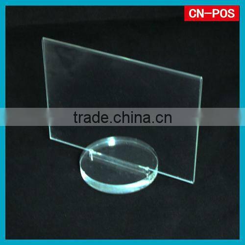 display acrylic photo stand for hanging