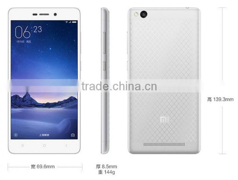 2016 Xiaomi Redmi 3 Pro 32GB Prime 5.0 Inches OctaCores 3GB RAM 16GB ROM Mobile phone best price