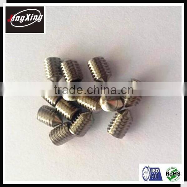 good price hex socket head taper set screw with cone point