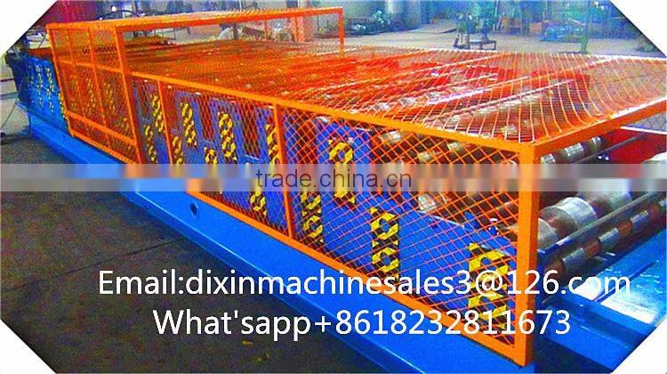 Alibaba China Roll Cutting Machinery Metal Roofing Double Layer Glazed Tile Forming Machine