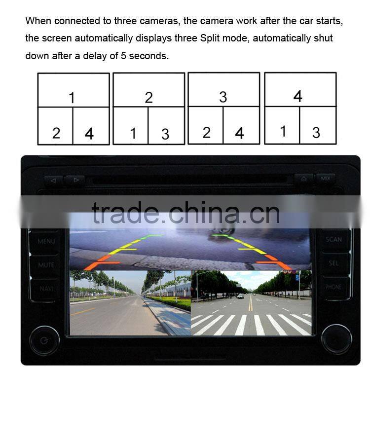 4 channels video control box,quad cameras control box and video system for vehicle ,mdvrXY-6029