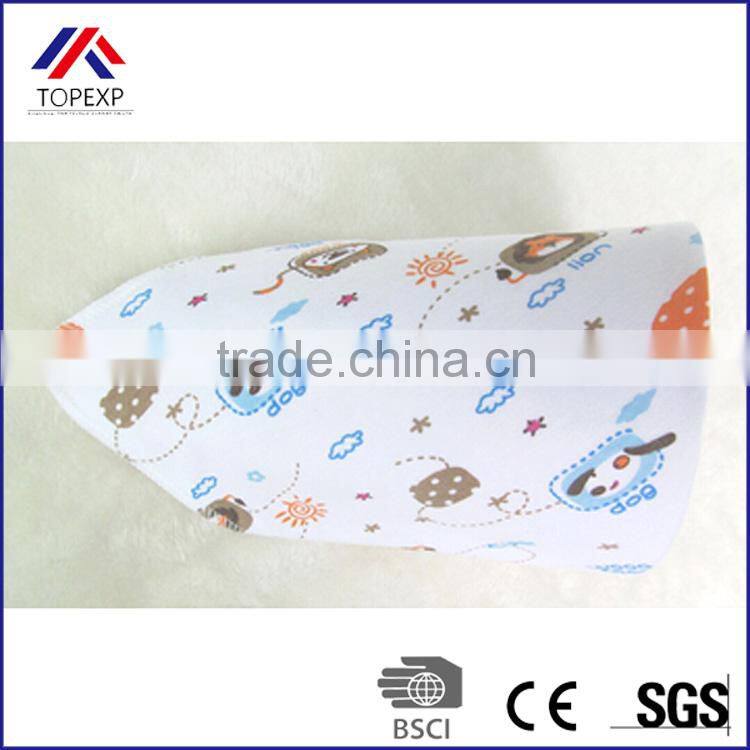 Fashion baby triangle bandana bib in double layers for infants