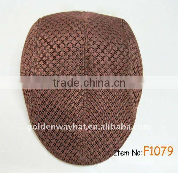 Fashion White Peaked Cap ivy fabric hats casquette cheap for promotion
