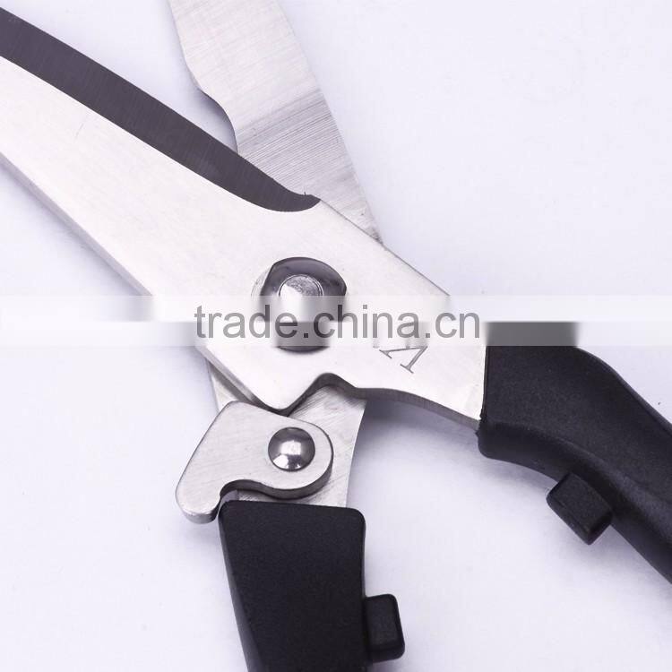 SK13159 -2016 Special design 9."full stainless steel kitchen poultry shears comfortable use in your ktichen