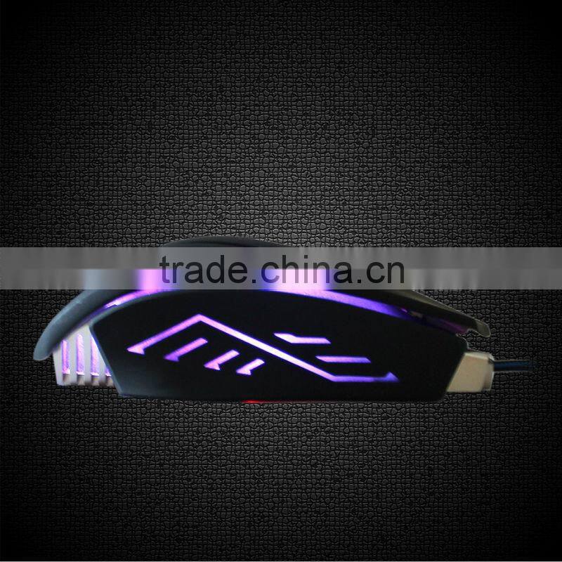 USB Wired Optical Computer Gaming Mouse 2400 DPI Luminous Game Mouse Mice With LED Light For Desktop Laptop