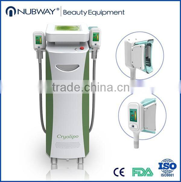 New Vacuum 4 handpieces fat removal Cryolipolysis Machine