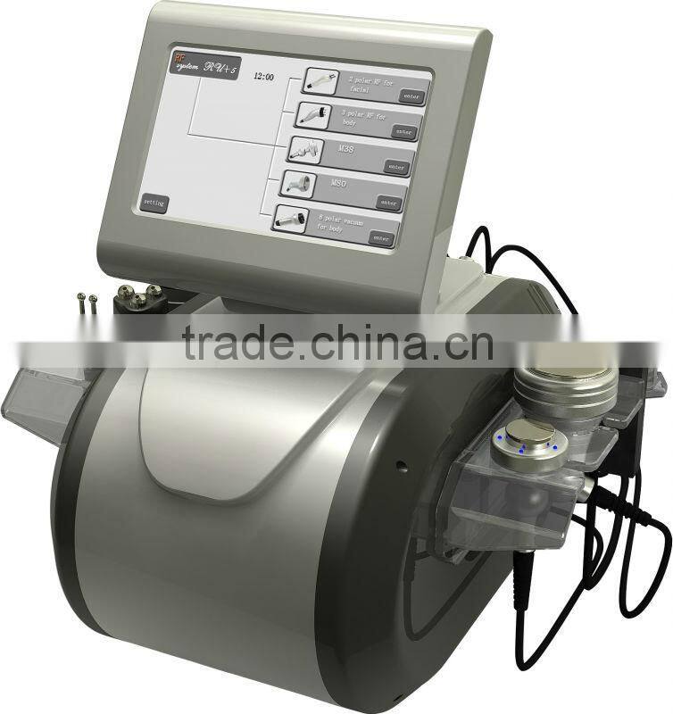 5 in1 cavitation vacuum rf home use face lift devices