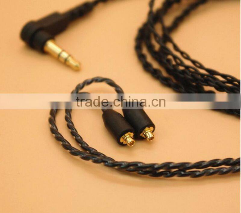 Headset Headphone Earphone Upgrade Cable for Shure SE215 SE315 SE425 SE535 SE846 UE900 DIY Headphone Replacement Cable Line