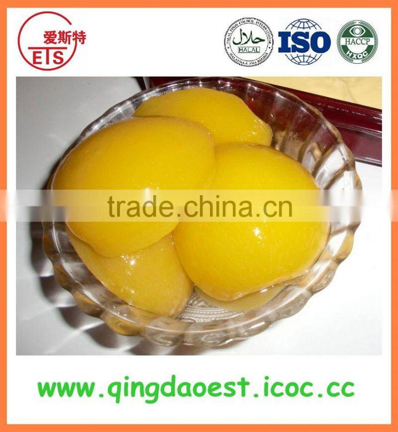 Fresh Canned Yellow Peach Halves In Light Syrup from china