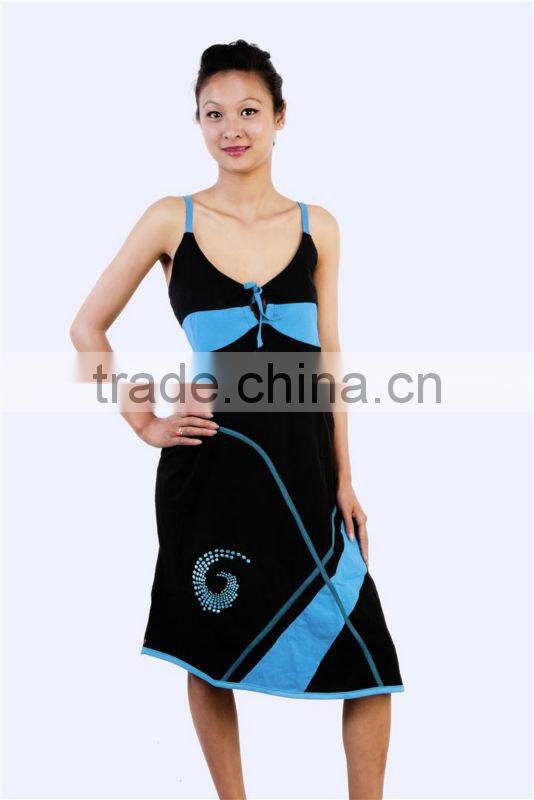 cotton dress/Ladies dress/ cut dress/100% cotton dress