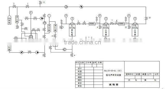 Supercritical CO2 Extraction Device HA120-50-01