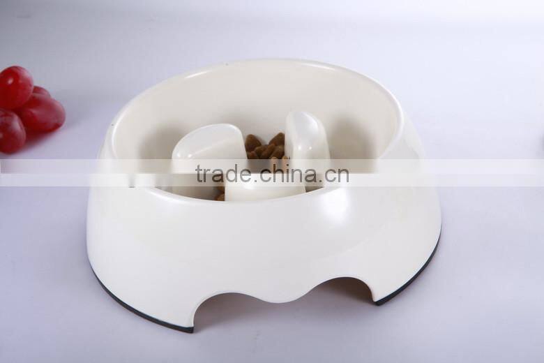 2016 hot selling high quality slow feed melamine pet bowl,wholesale dog bowl
