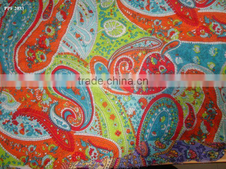 silk habotai printed